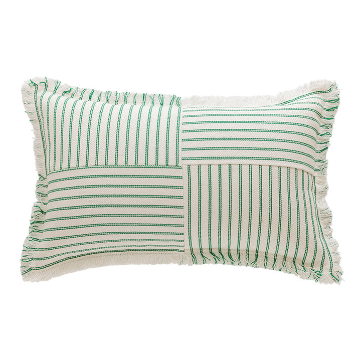 Textured Stripe Decoratieve Gooi Kussen
