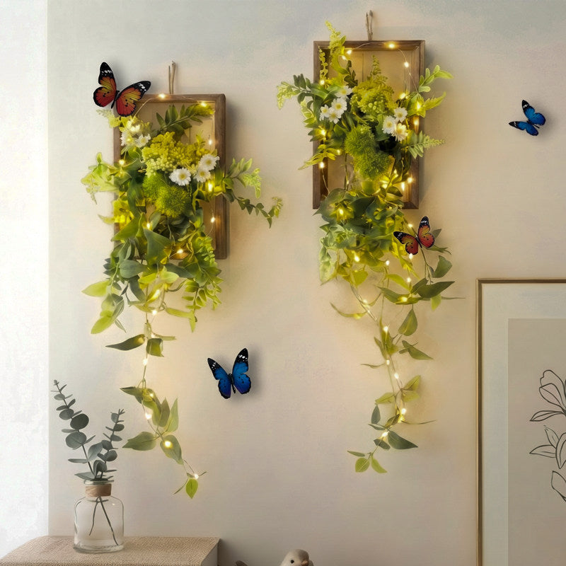 Decoratieve Wandhangende Plantenarrangement