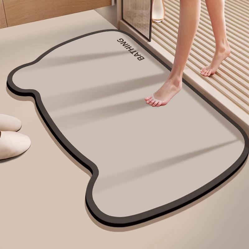 Badkamervloermat voor gebruik in de badkamer