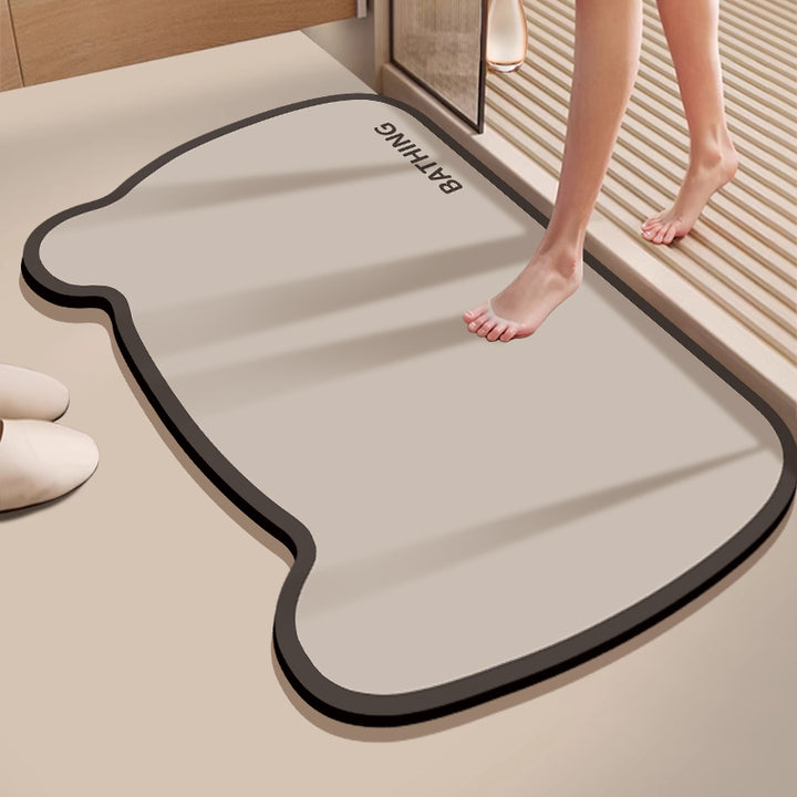 Badkamervloermat voor gebruik in de badkamer