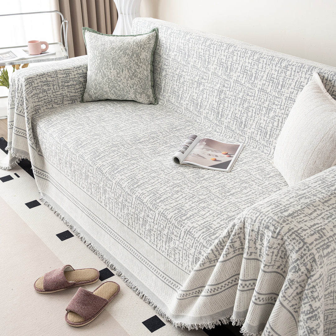 Textured Sofa Cover Deken