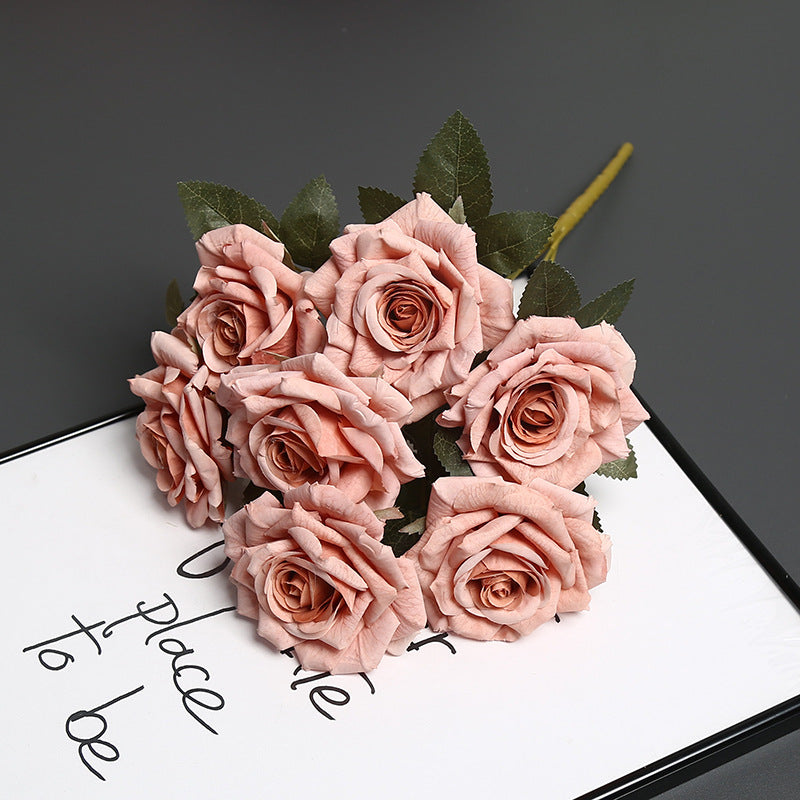 Premium Faux Bloemen Rozen Boeket