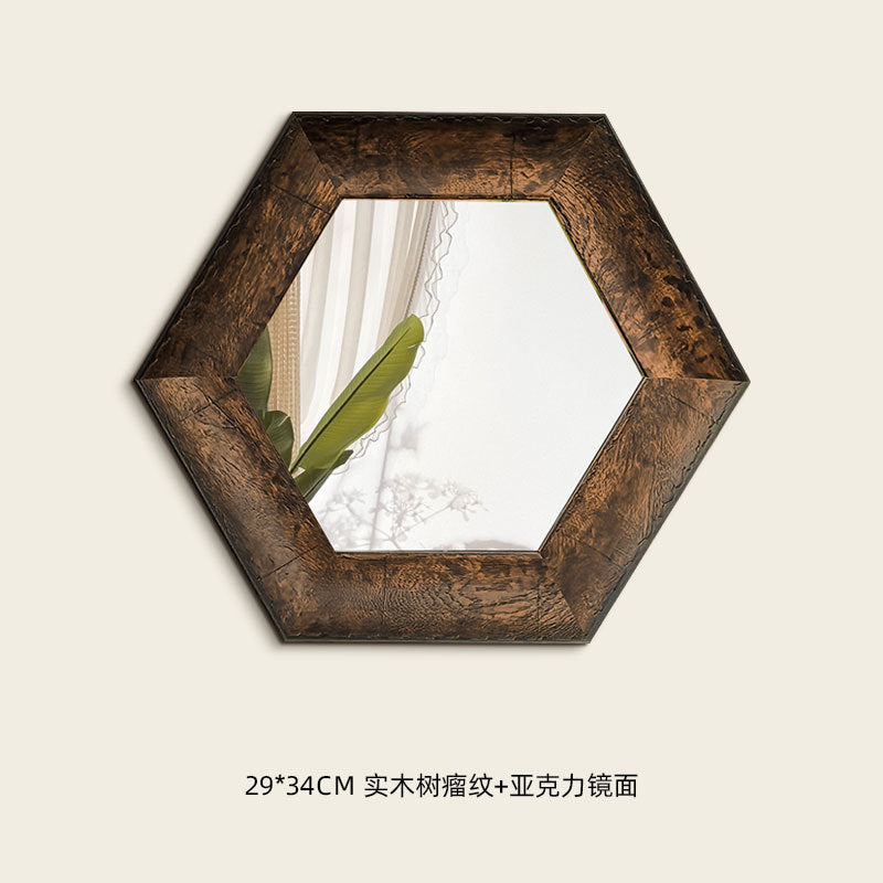 Hexagonale Decoratieve Wand Spiegel