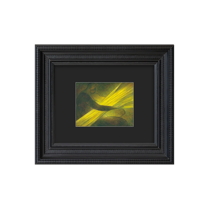Abstract Expressionist Ingelijste Kunstwerk