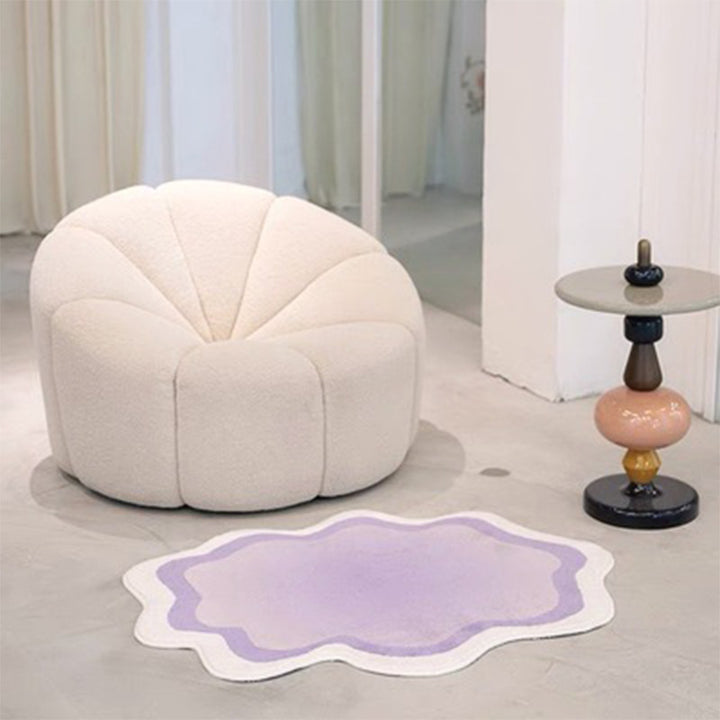 Zachte Minimalistische Bloemen Tapijt