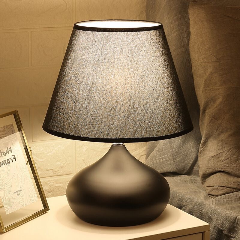 Eigentijdse Stof Schaduw Tafel Lamp