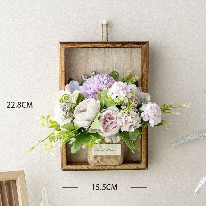 Decoratieve Muurbevestigde Bloemstuk