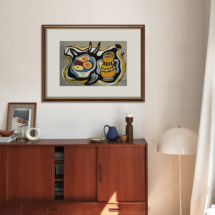Artistiek Gekaderde Portretprint