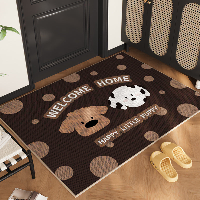 Schattige Cartoon Hond-Thema Binnen Gebied Mat voor Thuis