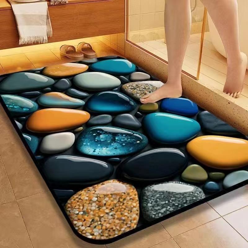 Pebble Design Badmat