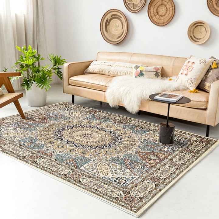 Geometric Pattern Binnen Tapijt