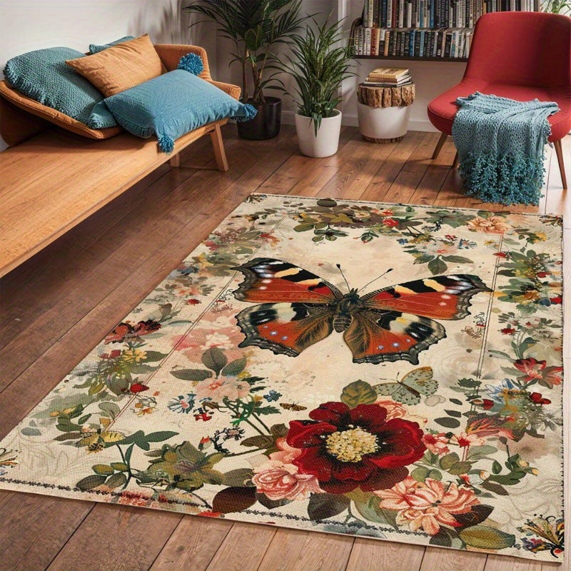 Decoratieve Vlinderprint Tapijt