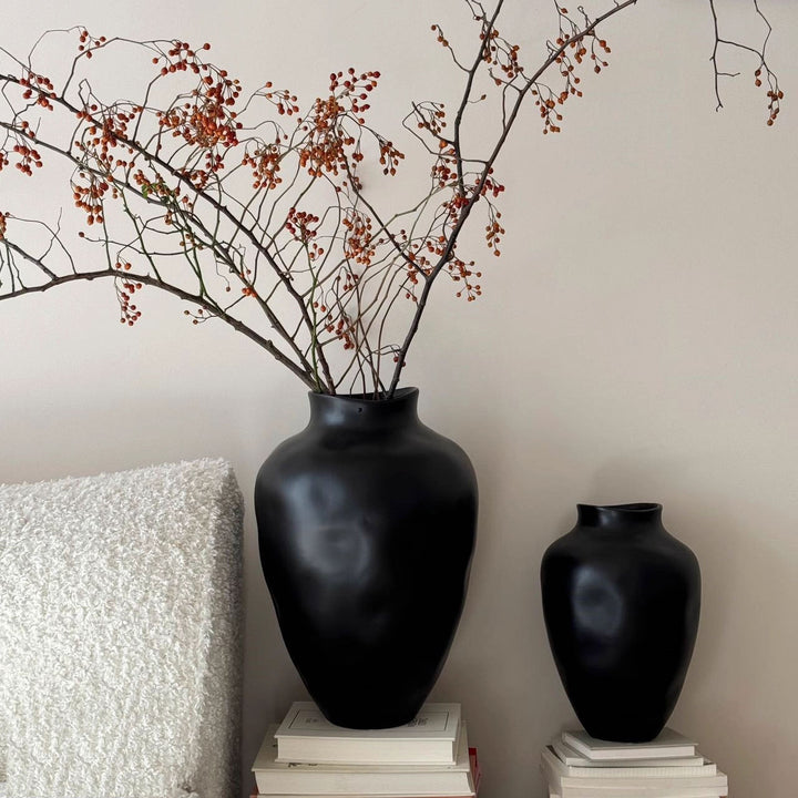 Elegante hoge keramische vaas
