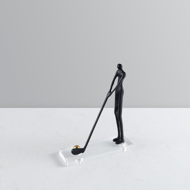 Abstract Golfer Sculptuur