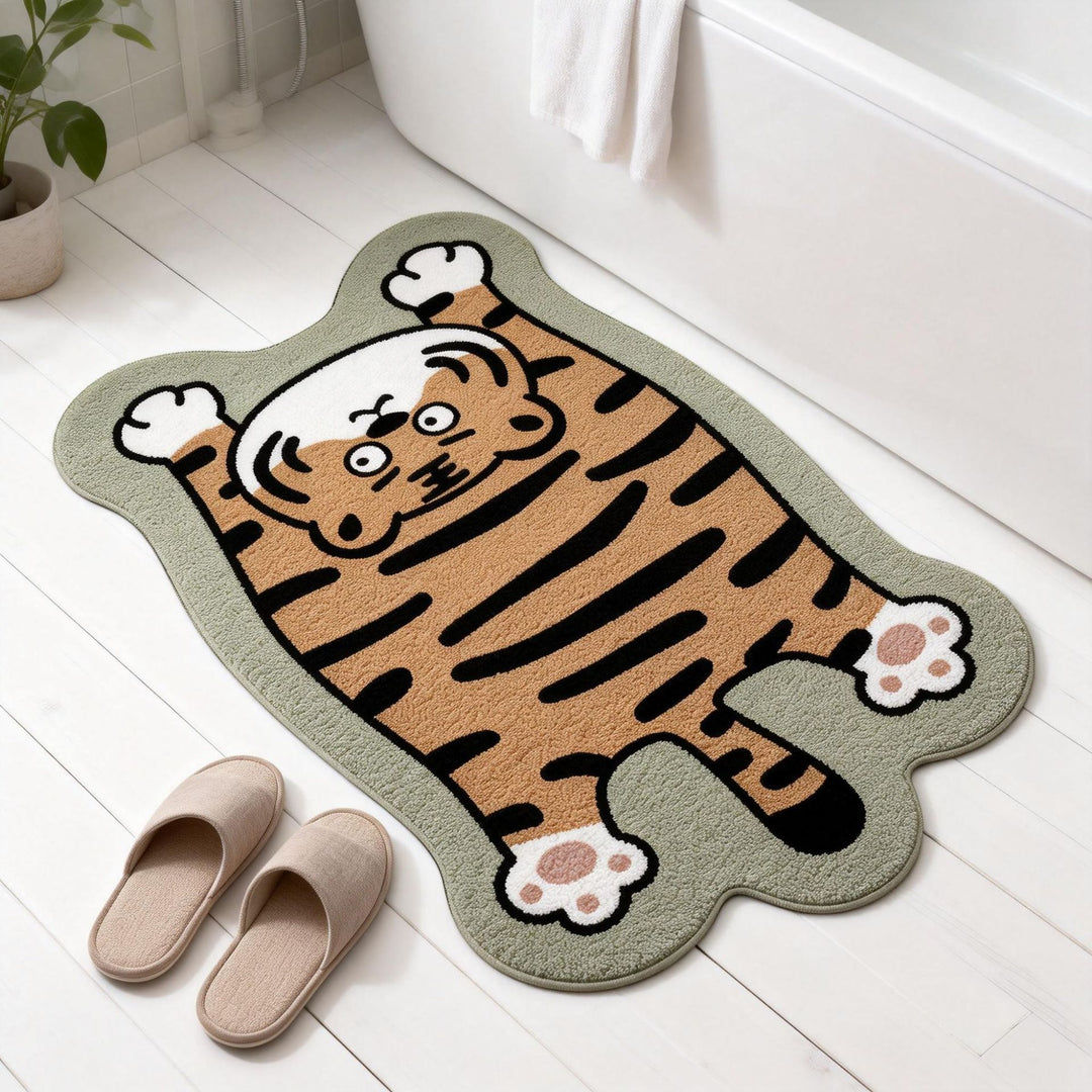 Cartoon Tiger Badmat