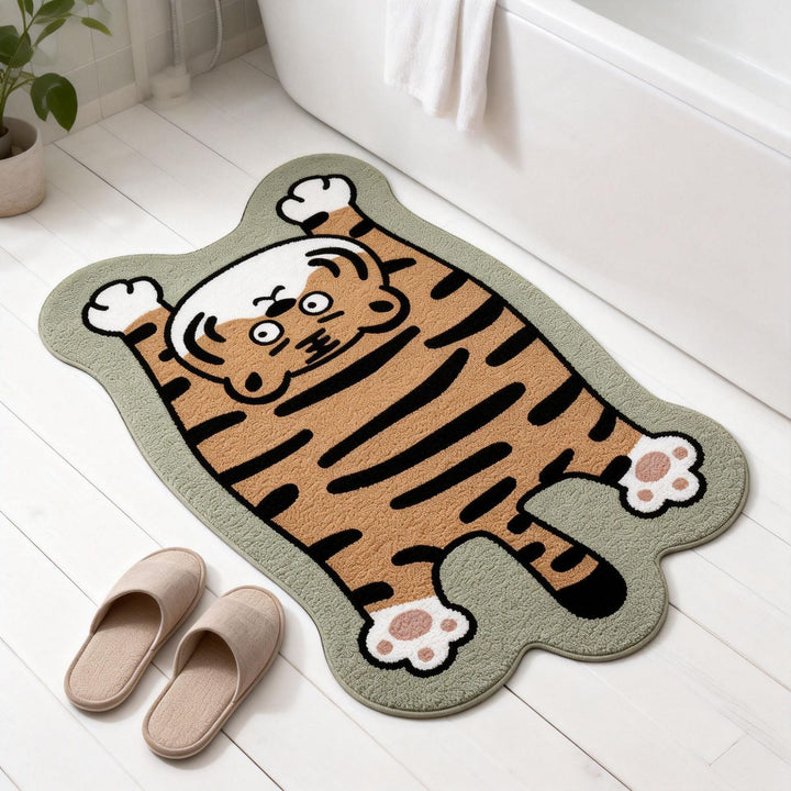Cartoon Tiger Badmat