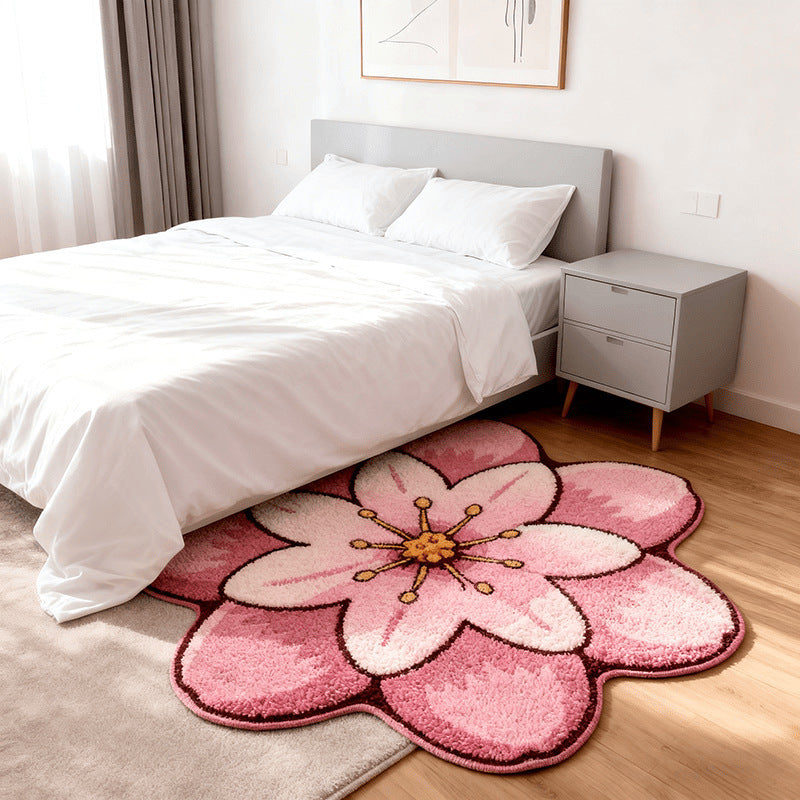 Decoratieve Bloemenpatroon Vloerkleed