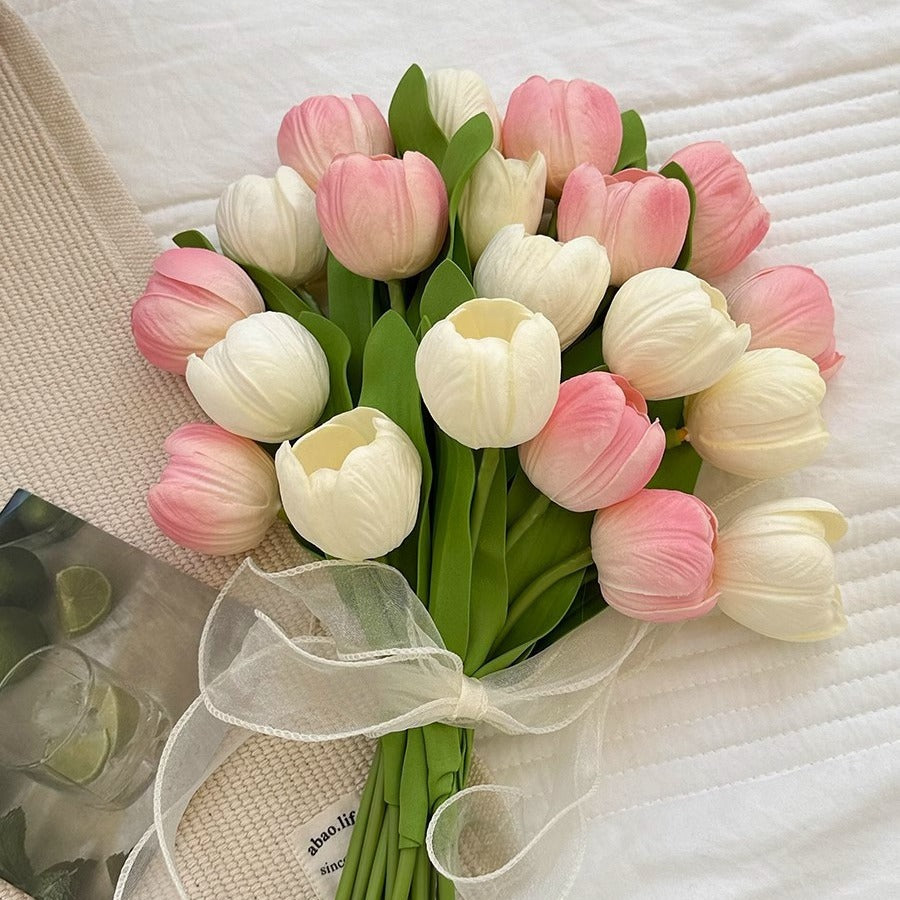 Realistische Tulpen Bloemenboeket