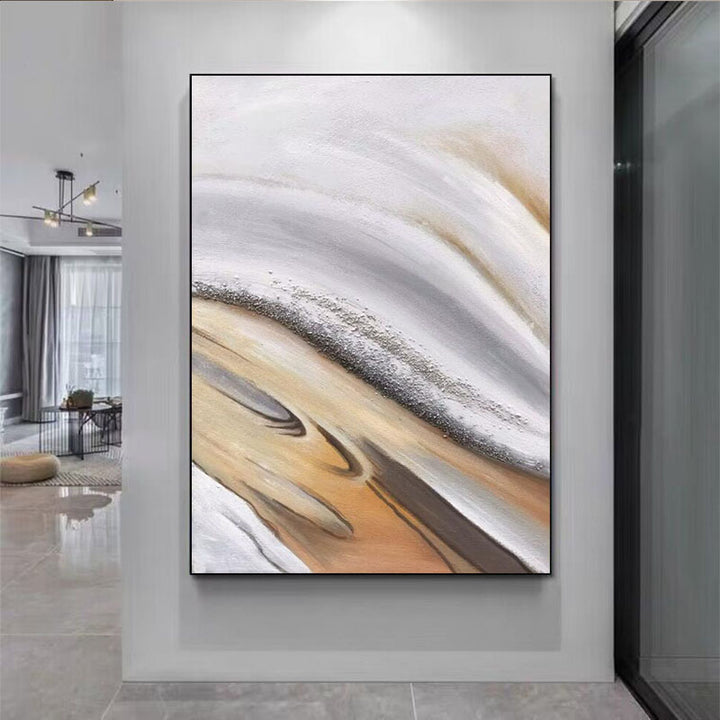 Abstract Vloeibare Kunst Canvas Print
