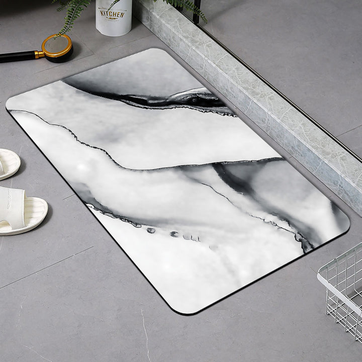 Luxe Marmeren Print Badmat