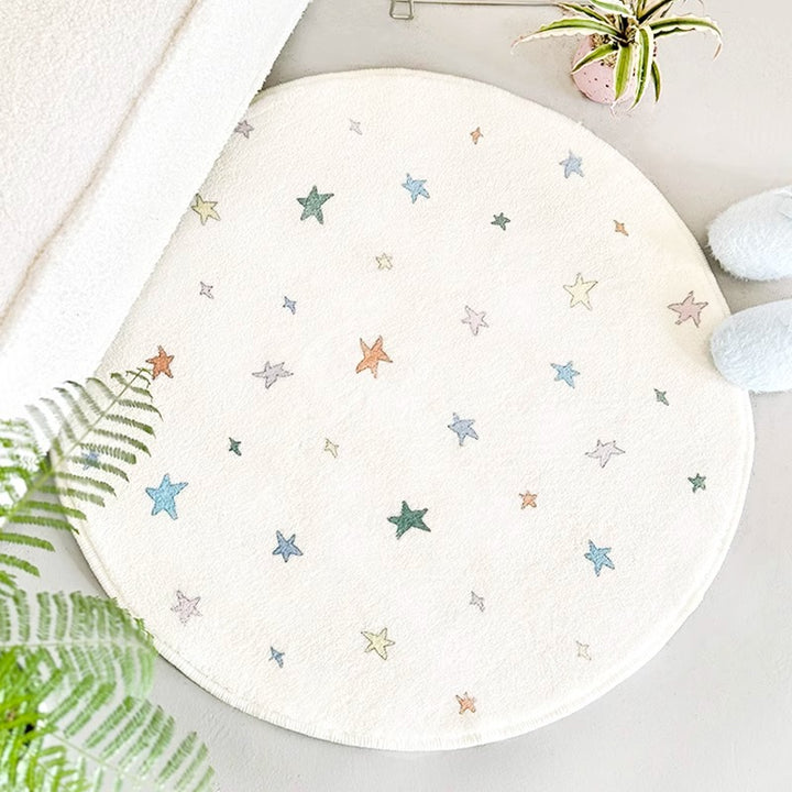 Gezellig Sterrenpatroon Vloerkleed voor Woondecoratie