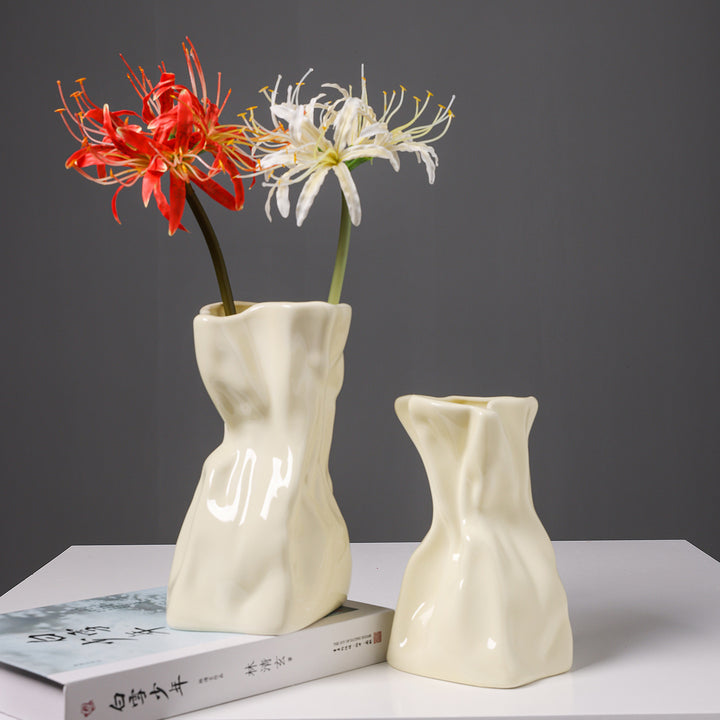 Abstracte Keramische Bloemenvase