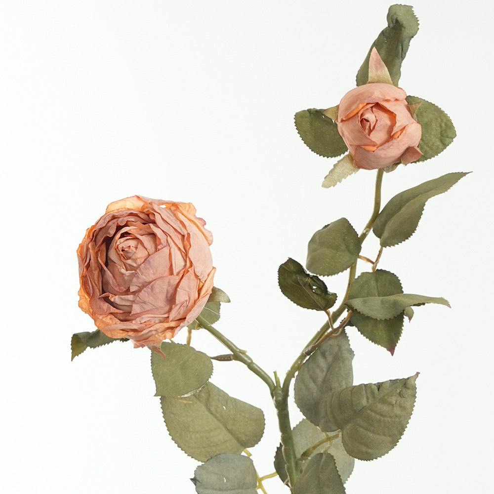 Levensechte Roze Rozensteel