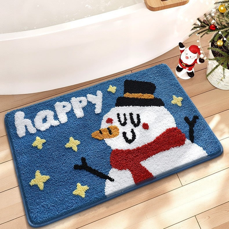 Kerstboomvormige vloerkleed