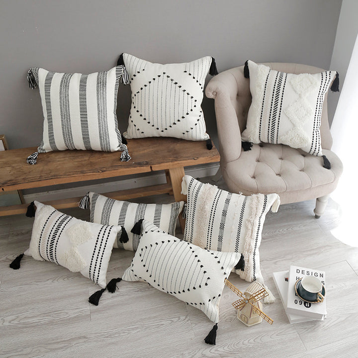 Gestructureerd Bohemian Throw Kussen