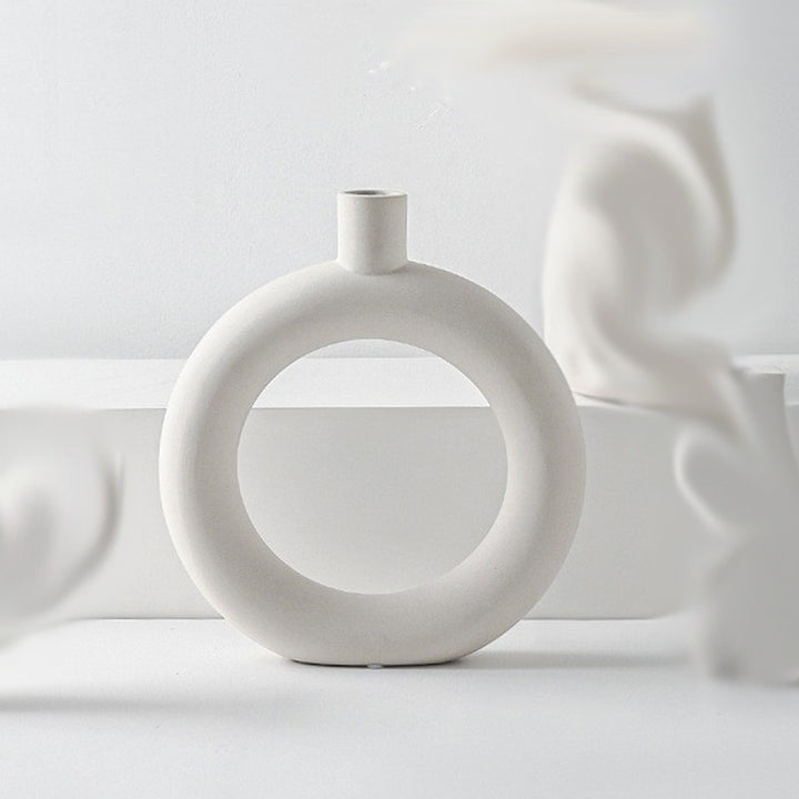 Elegante Minimalistische Keramische Vaasje