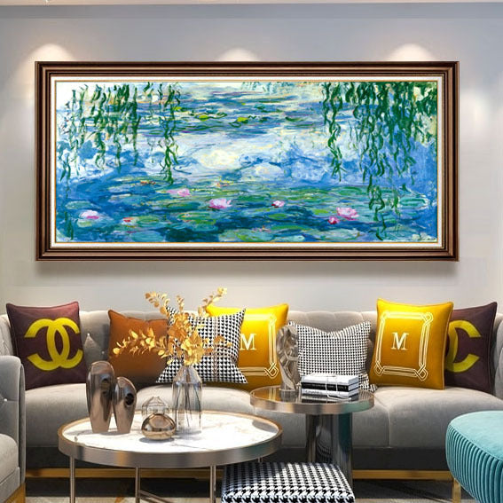 Grote Landschap Gecadreerd Canvas Kunst