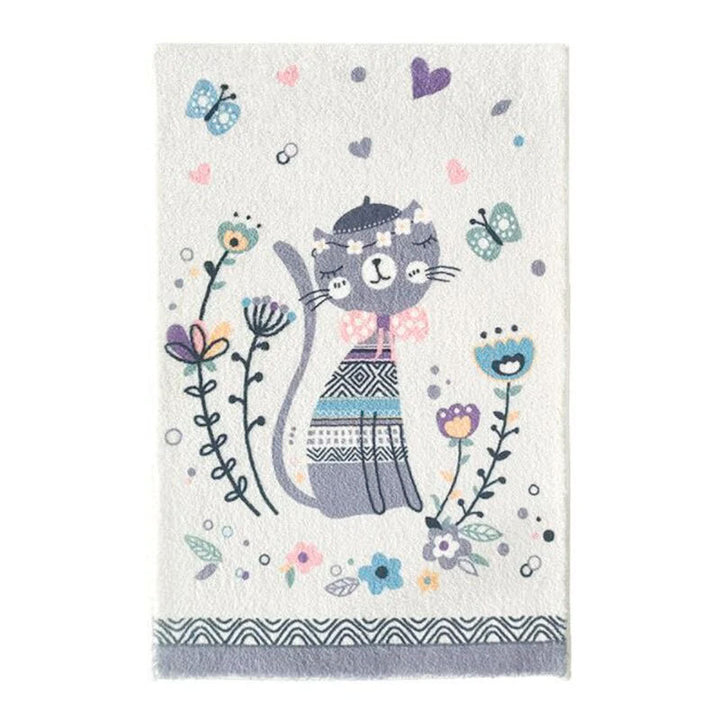 Schattige konijnenthema decoratieve vloerkleed voor thuis