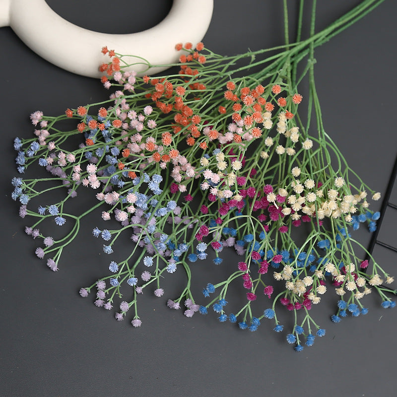 Kunstmatige Blauwe Bloemen Spray voor Woondecoratie