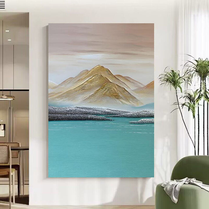 Berglandschap Canvas Muur Kunstwerk