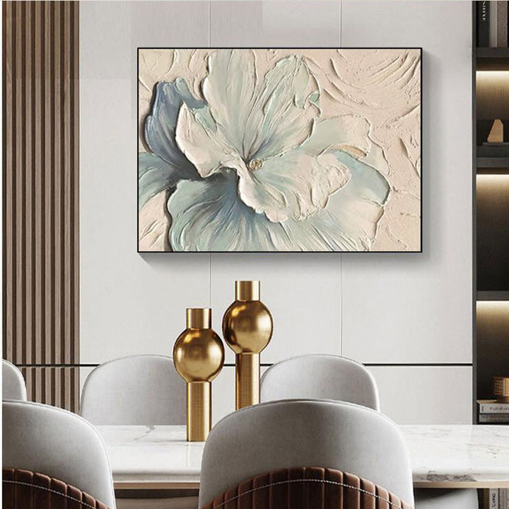 3D Bloemen Relief Wanddecoratie