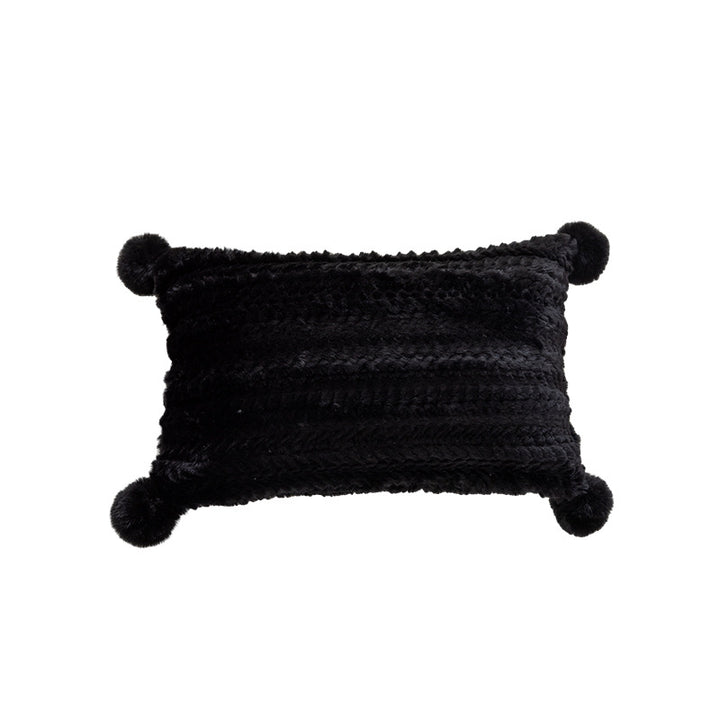 Getextureerde Pom-Pom Decoratieve Kussen
