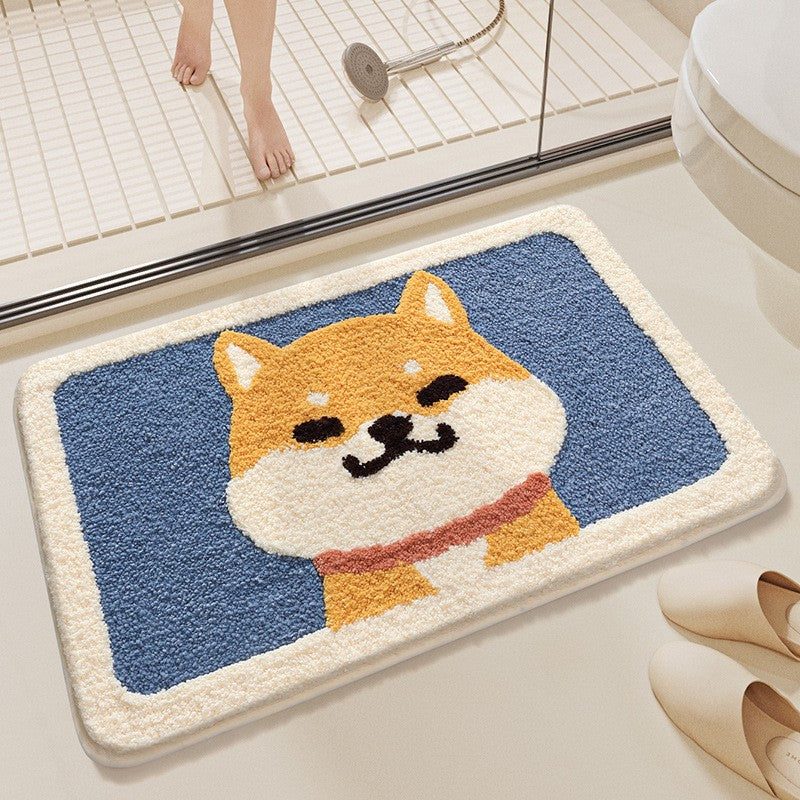 Pluche Cartoon Kat Badmat