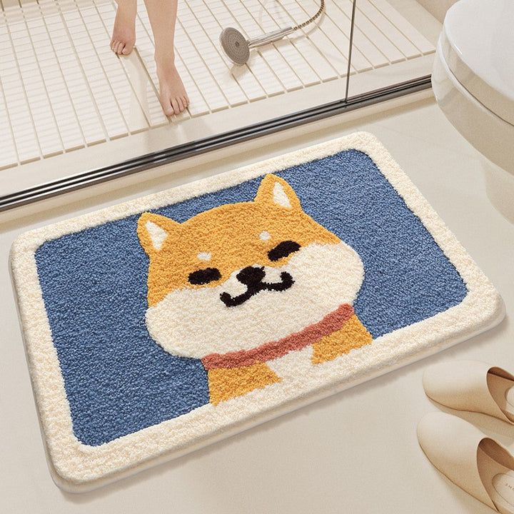 Pluche Cartoon Kat Badmat