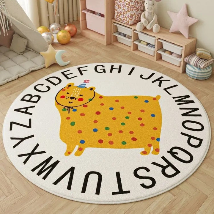 Speelse Kat-Thema Ronde Area Tapijt