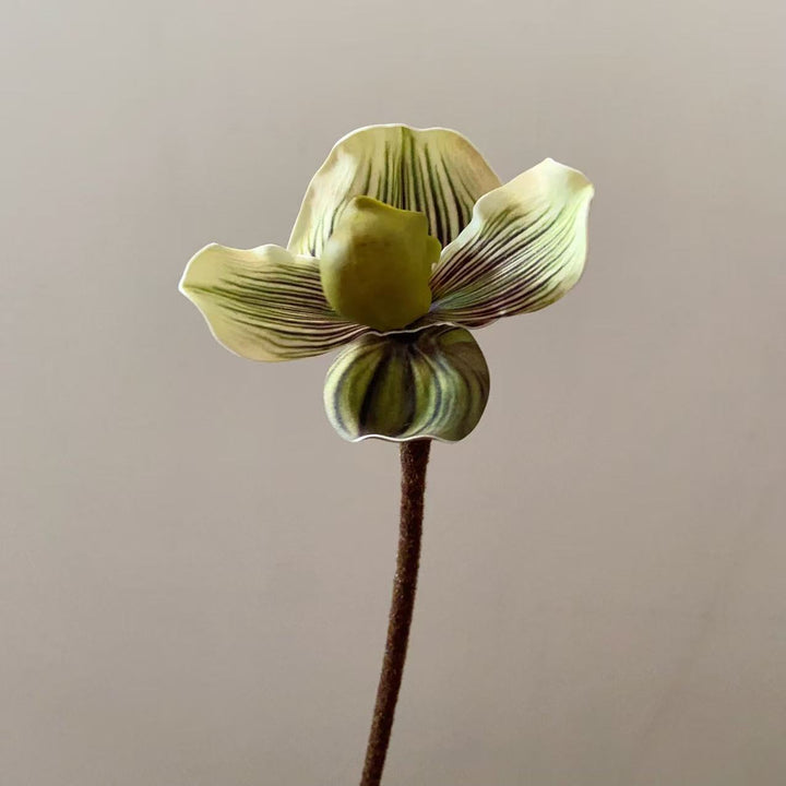 Realistische Orchidee Stam Vaas Decoratie