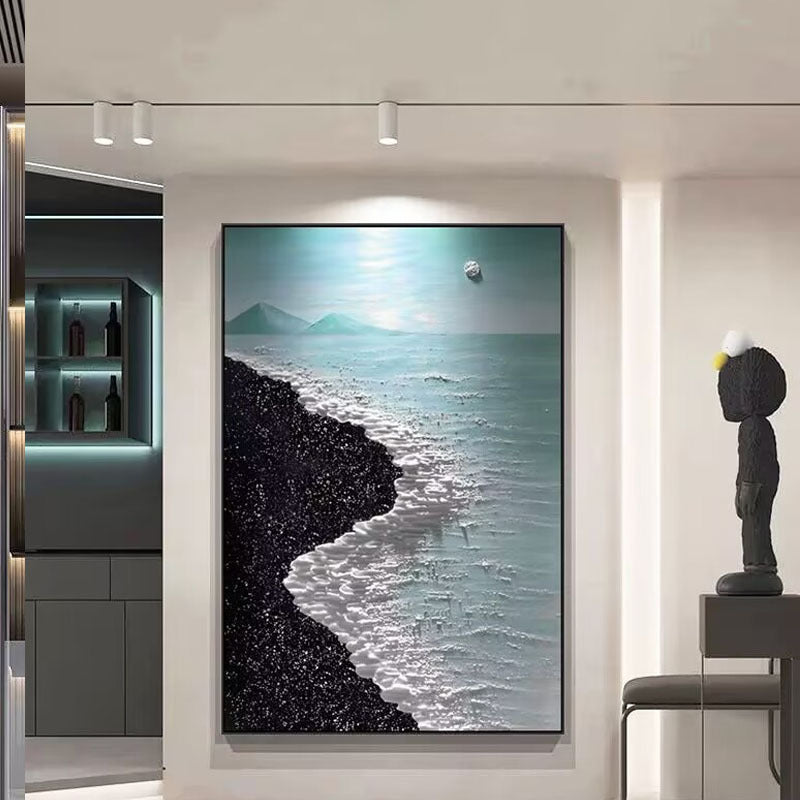 Kustgolf verlichting kunstwerk