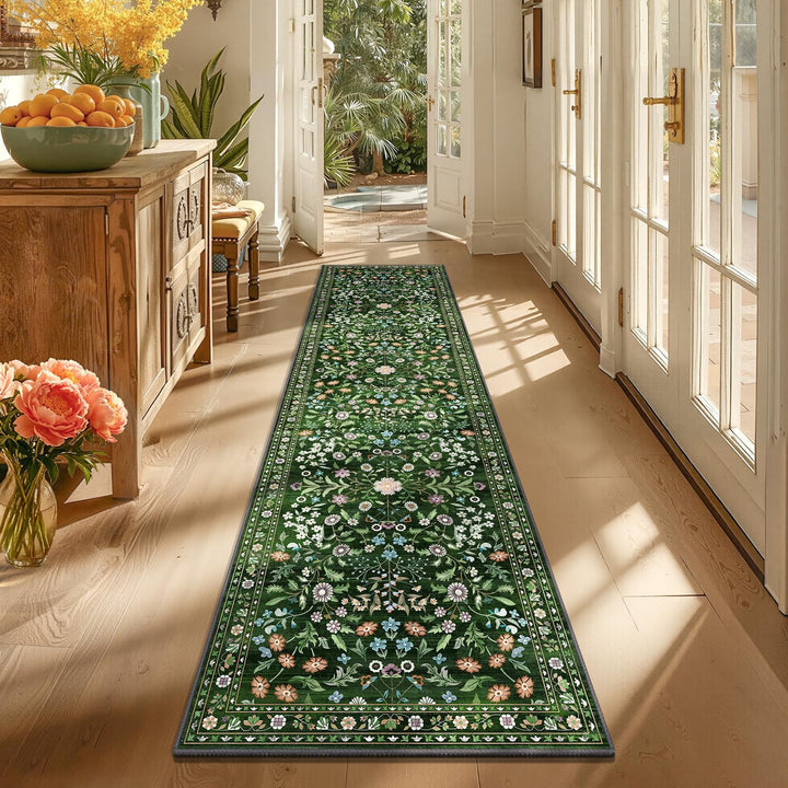 Vintage Bloemen Loopmat