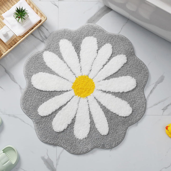 Bloemenvorm Badmat