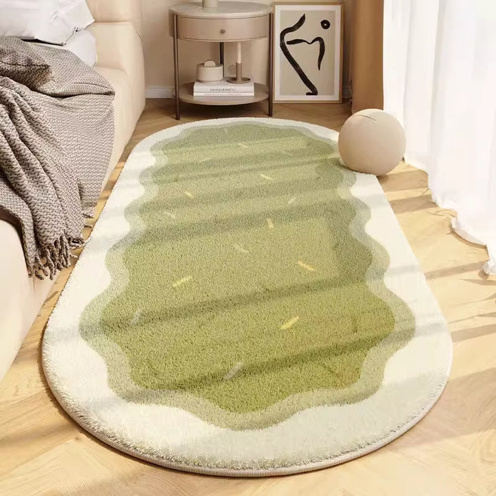 Zachte Pluche Decoratieve Vloerkleed