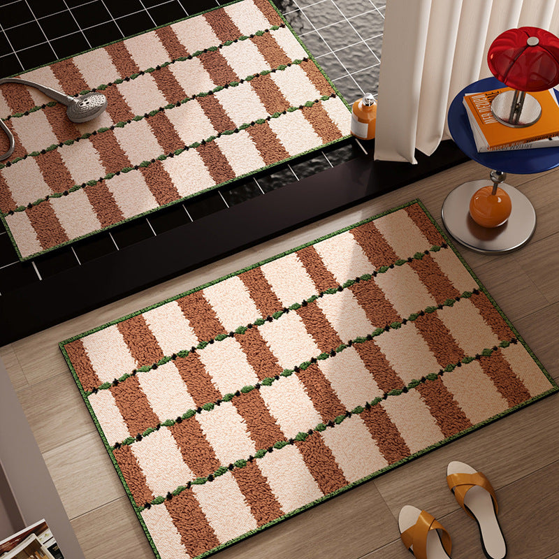 Geometrisch Patroon Antislip Badmat