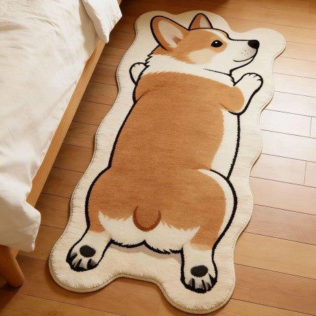Schattige Hondenprint Decoratieve Tapijt