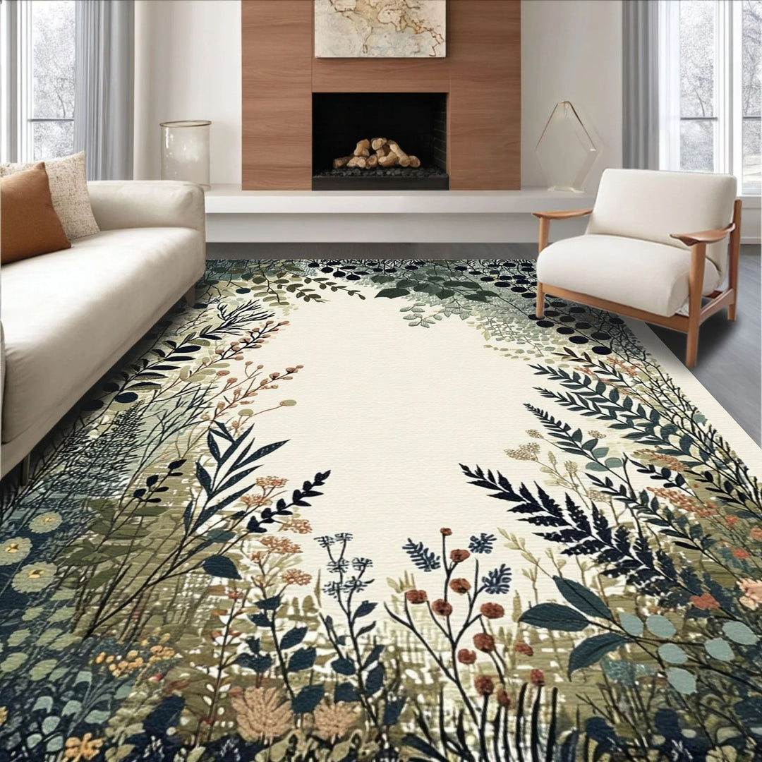 Pluche Kerspatroon Vloerkleed