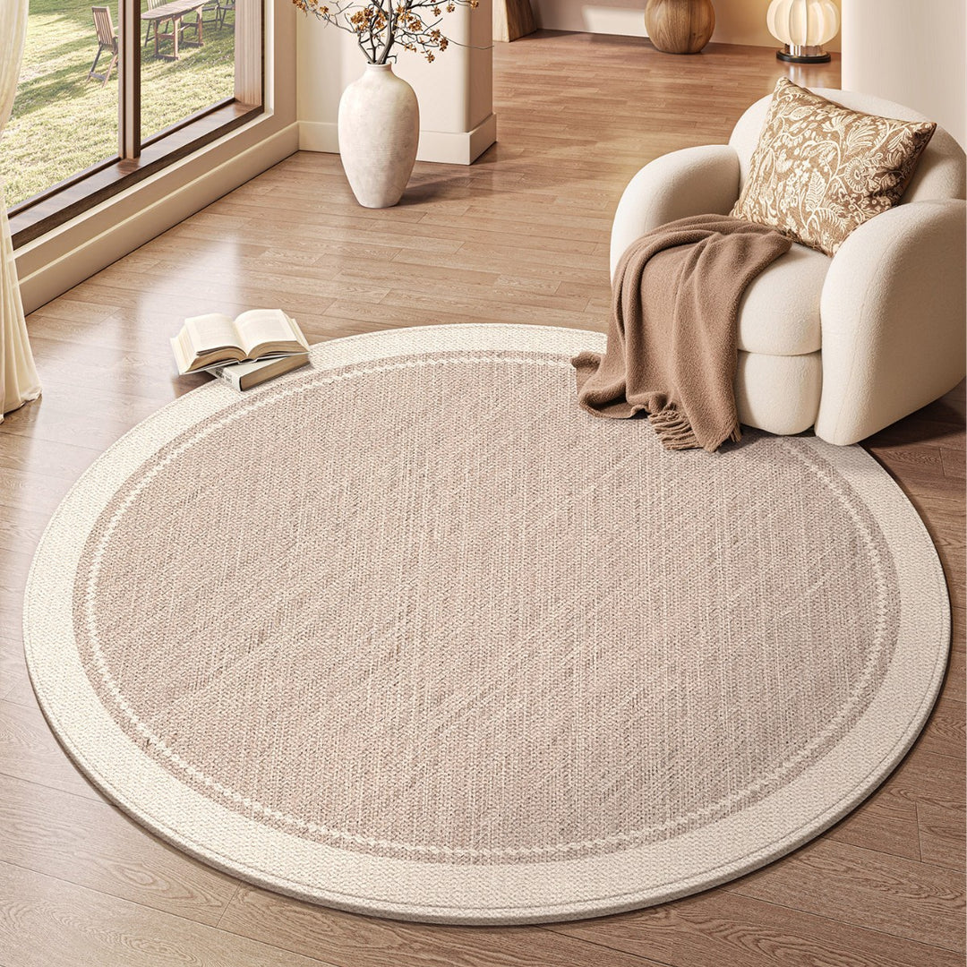 Natuurlijke Vezel Decoratieve Ronde Area Tapijt
