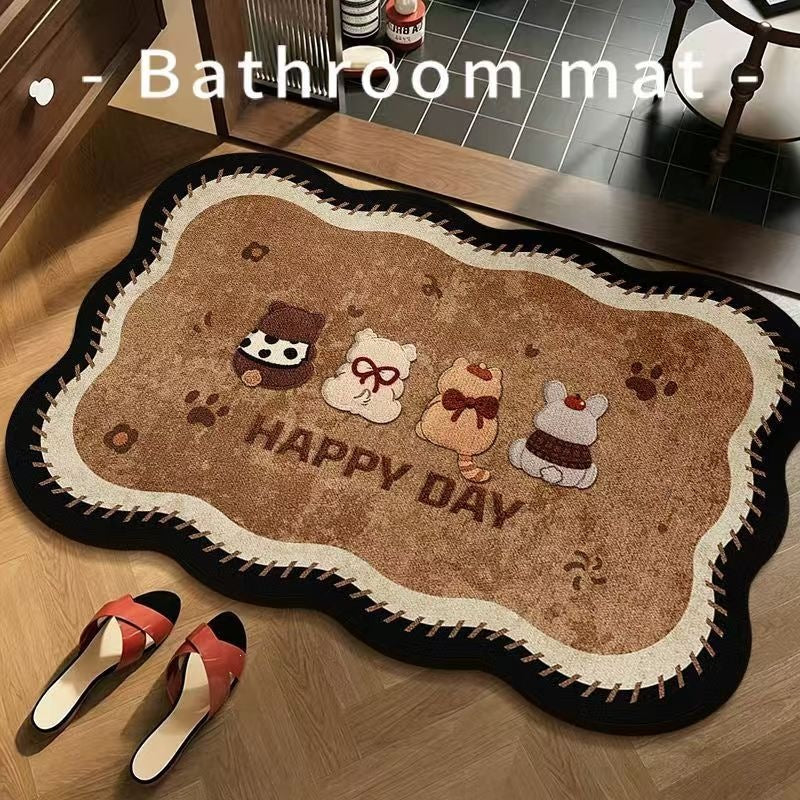 Schattige Dierenthema Badmat