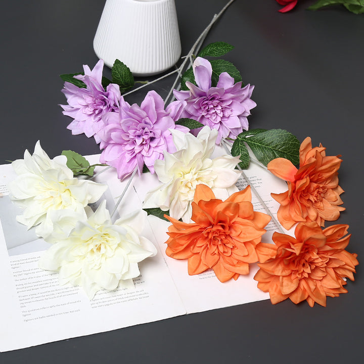 Levensechte Stoffen Bloemenarrangement